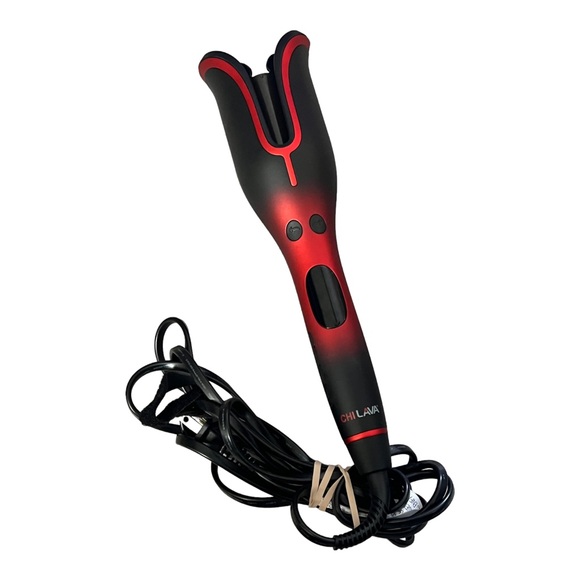 Chi Volcanic Lava 1" Ceramic Curling Iron Pro Spin N Curl Automatic 8246 - Picture 3 of 4